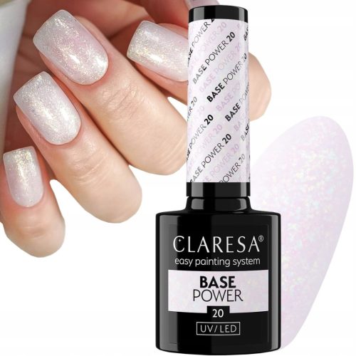 CLARESA MOČNA OSNOVA 20 MLEČNA HIBRIDNA BAZA BREZ KISLINE S KOŠČKI FOLIJE