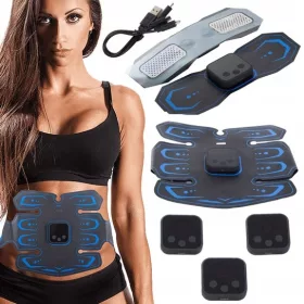    3X ELEKTROSTIMULACIJSKI EMS SET ZA STIMULACIJO TREBUŠNIH MIŠIC