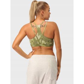    ŠPORTNI NEDRČEK TOP GREEN TIE DYE PATTERN STRATS BOXER ICYZONE M