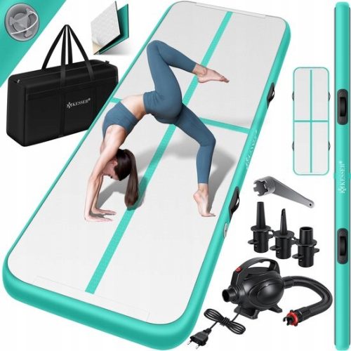 KESSER profesionalna gimnastična vzmetnica zelena 300 cm x 100 cm