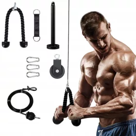   MOZOS SET1 DOMAČI VIŠJI IN NIŽJI DVIGALNI SET ZA TREBUŠNE, BICEPSE IN TRICEPSE