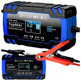   Samodejni avtomobilski polnilnik s funkcijo popravila akumulatorja 12V 24V