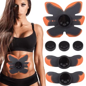   ELEKTROSTIMULACIJA TREBUŠNIH MIŠIC STIMULAR TREBUŠNIH ABS TRENING ZMANJŠANJE 3x EMS
