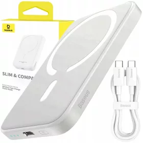   Power bank Baseus Magnetic Mini 6000 mAh MagSafe 20 W Qi brezžična USB-C LED črna