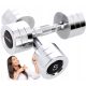 Hromirani utežni set HMS Dumbbell 2x5kg za fitnes in Crossfit vaje