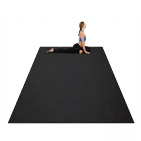   Fitnes podloga za vadbo z debelim protizdrsnim premazom 183 cm x 122 cm za gimnastiko in jogo