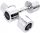 Chrome Dumbbells HMS CHD06 2x6kg Hantle Teže za Domačo Fitnes Telovadnico TRDNE