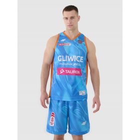   4F Moška košarkarska majica za sezono 2024/25, replika izven igrišča, 4F x PLK - GTK Gliwice - večbarvna