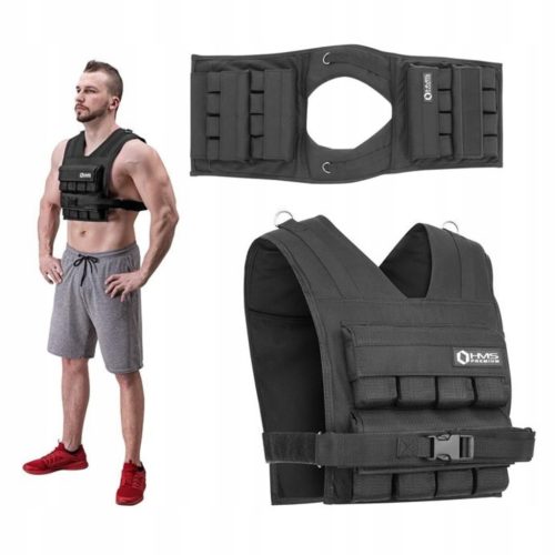 Vadbeni jopič HMS KTO16 z nosilnostjo 16 kg Premium kamizelka za trening z obremenitvijo 16 kg