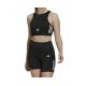  Športni top ADIDAS AEROREADY, črn modrček za trening, velikost S