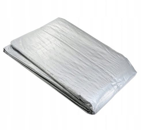 Vsestranska srebrna ponjava plandMAX 3x6m 120g/m2 za zunanjo zaščito