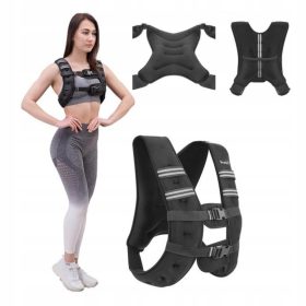 HMS KTO05 Kamizelka za vadbo s utežmi 5 kg črna