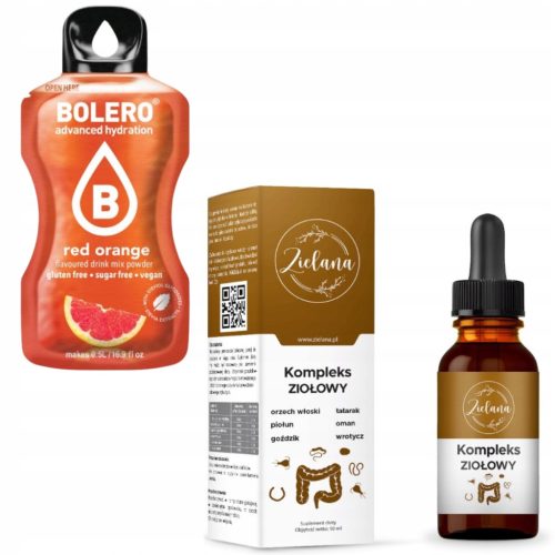 Zeliščni kompleks z orehom in pelinom za čiščenje telesa, 50ml + BOLERO GRATIS