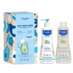   Mustela Nežen Gel in Šampon z Organskim Avokadom za Dojenčke 500 ml