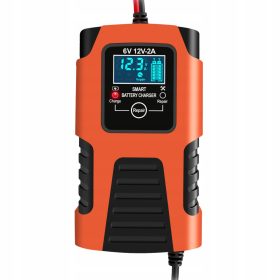 6V/12V Avto Polnilec Baterij z LCD zaslonom