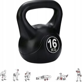16 kg Kettlebell za trening telovadnice