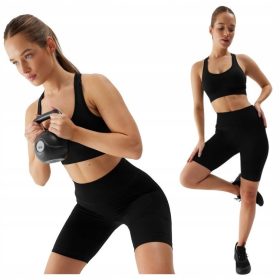   4F SEAMLESS Kratke hlače Leggins Leggings TRAINING Kolesarjenje TFSHF496 M/L