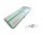 AirTrack Napihljiva gimnastična podloga MASTER 300 x 100 x 20 cm sivo-zelena