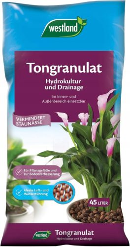 Westland Granulat Gliniany dla Roślin Doniczkowych i Hydroponicznych, 45 L