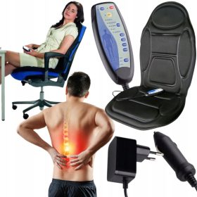   Masažna podloga za avtomobil z ogrevanjem in daljinskim upravljalnikom