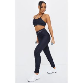 portne pajame PrettyLittleThing črne S