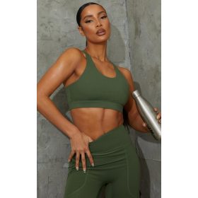  PK76 ŠPORTNI TOP KHAKI PRETTYLITTLETHING 40