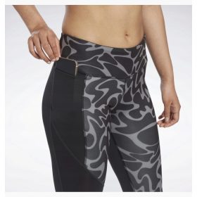 Krátke hlače Reebok R.S Print sivo-črne 3/4