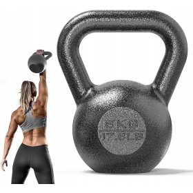 Masivni Litoželezni Kettlebell PROIRON 8 kg Črna 1 kos