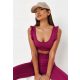 ZZ89 ŠPORTNI TOP FUCHSIA Z NABOROM MISSGUIDED 40