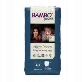   Eko nočne hlače Bambo Dreamy Fant Fant Deklica Fant Fant, 15-35 kg, 4-7 let, 10 kosov