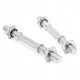 2x Kratka palica za ročice 36cm 30mm + 4x objemke