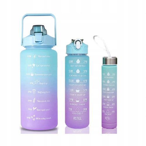 Ecarla steklenica za vodo 2000 ml, večbarvna