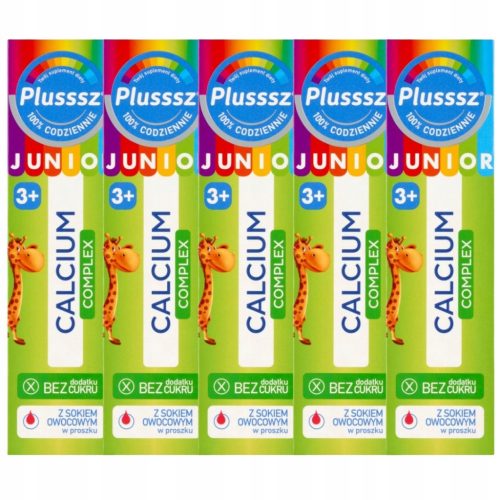 Plusssz Junior Calcium Complex - Šumeče Tablete za Otroke