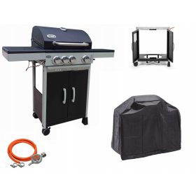    PLINSKI ŽAR ALABAMA DEKRAFT 3+1 GORILNIKI LITOŽELEZNA MREŽA + REDUKTOR POKROV