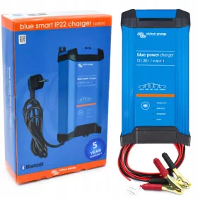   Komplet POLNILNIK Victron BLUE SMART IP22 12V 20A REV 2 + KABLI 5 METROV