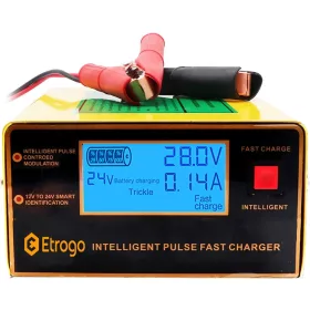 Etrogo Hitri Polnilec Akumulatorjev 12V 24V 10A 250W