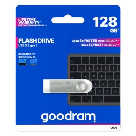 GOODRAM UNO3 ključek 128 GB USB 3.2 srebrn