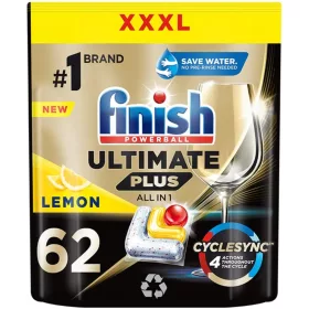 Kapsule za pomivalni stroj Finish Ultimate Plus 62 limon