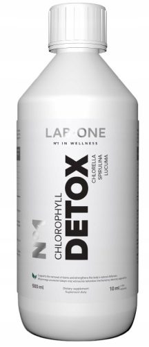 Lab One N°1 Chlorophyll DETOX z Chlorellą in Spirulino - Naravna Detoksikacija