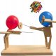  Balon Bamboo Man Battle, 2024 Nove ročno izdelane lesene lutke za ograje,