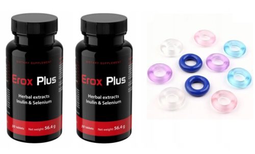 Erox Plus - Napredni Prehranski Dodatek za Moške za Izboljšanje Spolne Učinkovitosti