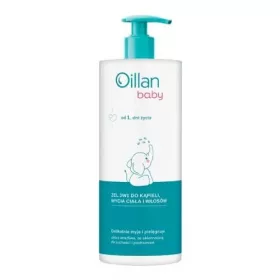 Oillan Baby Gel za kopanje, umivanje telesa in las 750 ml