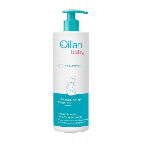 Ultra nežen šampon OILLAN Baby - 200ml, primeren za občutljivo kožo