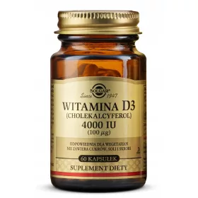   Solgar Vitamin D3 4000 IU - Kapsule za Podporo Imunskemu Sistemu in Kosti