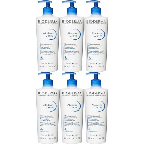 Vlažilna krema Bioderma Atoderm Ultra za celo družino, 3L (6 x 500ml)