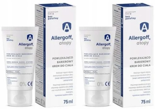 Vlažilna in zaščitna krema za telo Allergoff - 3x 75 ml