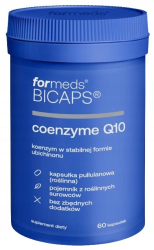 Koenzim Q10 100mg z inulinom - 60 Kapsul, 100% naravne, brez GMO