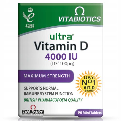 Ultra Vitamin D3 4000 IU - Za podporo imunskega sistema in zdravje kosti