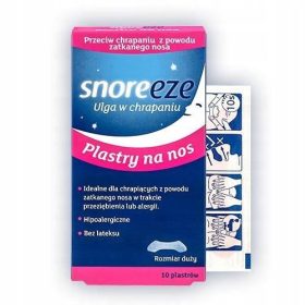 Snoreeze, veliki trakovi za nos, SNORE, 10 kosov