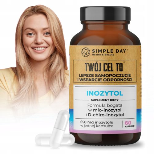 Inozitol 650 mg - Podpora za hormonsko ravnovesje in boljše počutje, 60 kapsul